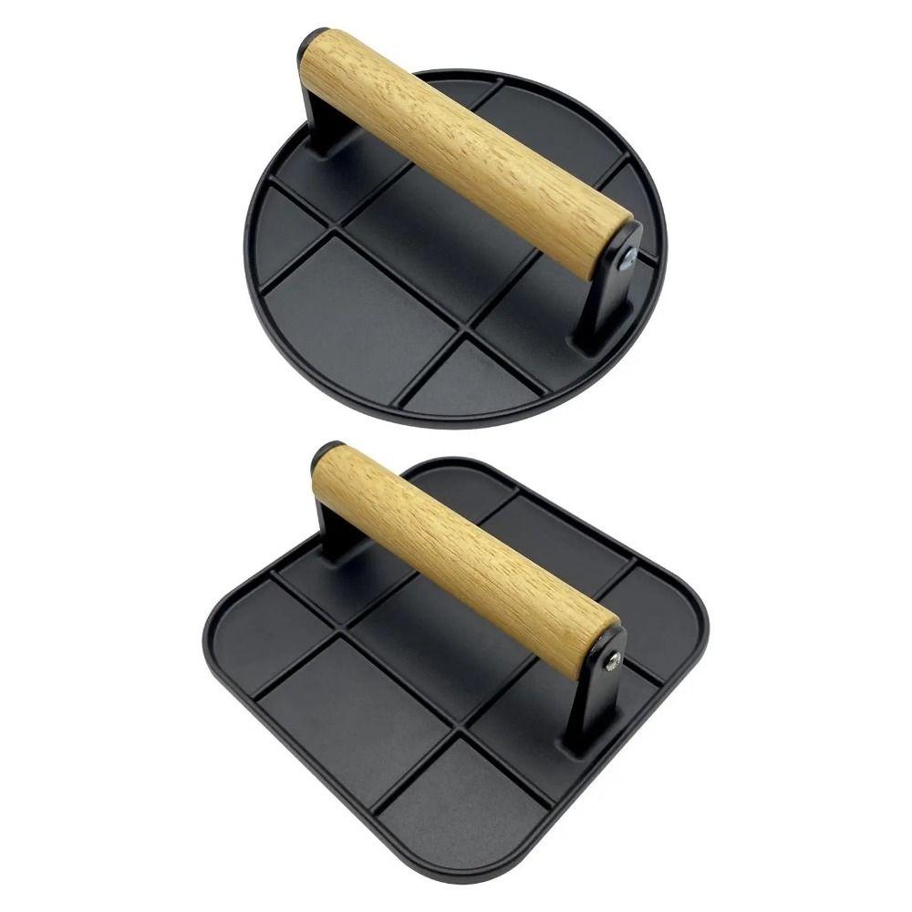 Сверхпрочный пресс для бургеров Легко чистить Пресс для барбекю Гриль Прочный пресс для котлет Сэндвичи