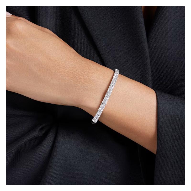 Swarovski Sublima Meteora Snowflake Pave Bracelet Women's Silver 5684241