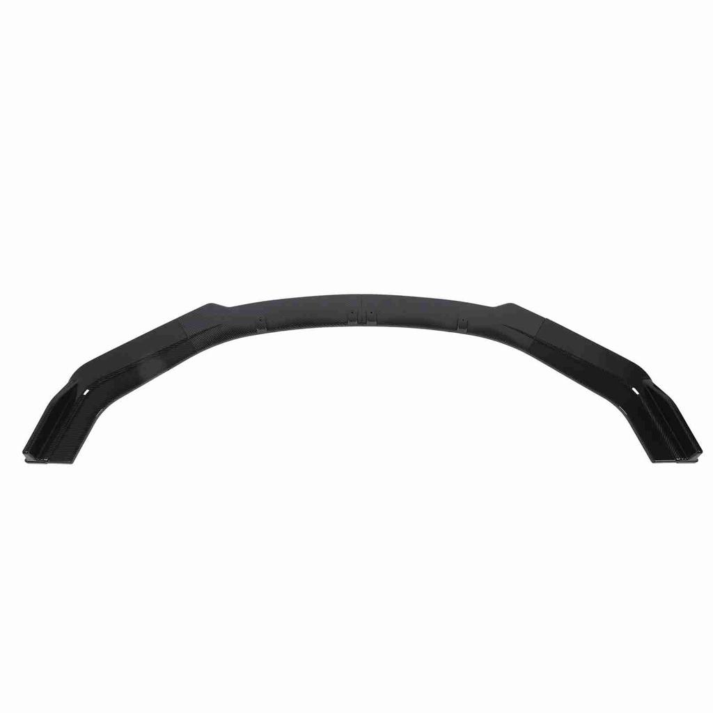 4 Piece Bumper Lip Splitter Spoiler Carbon Fiber Pattern Rugged Front Bumper Lip Diffuser Universal for Car