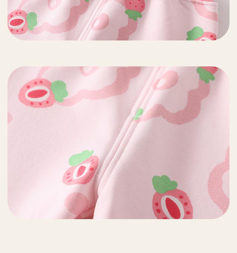 Baby Fleece Set: Warm Autumn & Winter Outing Clothes with High Waist Belly Protection