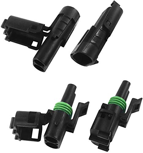 GTIWUNG 10 комплектов 2-полюсных 2-контактных водонепроницаемых соединителей, водонепроницаемый соединительный комплект, корпус из нейлона PA66 2,5 мм