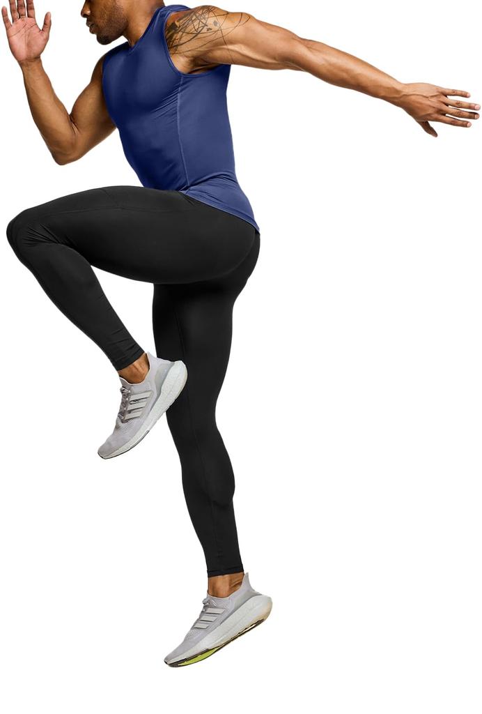 Майка-борцовка компрессионная Tesla без рукавов с защитой от УФ-лучей и влагоотводящими свойствами, идеально подходит для базового слоя и как самостоятельное изделие. Мужская, быстросохнущая, влагоотводящая, для бега, тренировок,