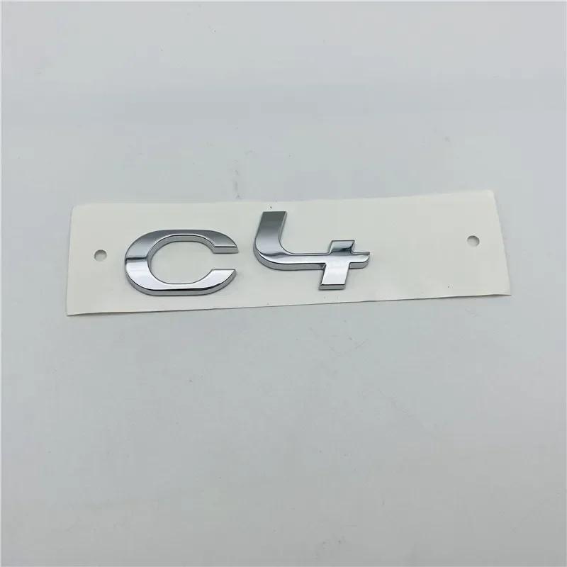 Tailgate Emblem Rear Boot Lid Logo Nameplate Sticker For C2 C4 C5 2.3 C3-XR C-elysee C-QUATRE