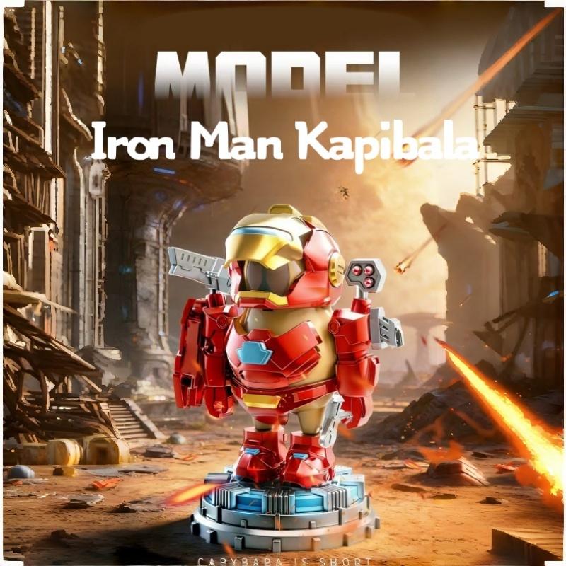 Капибара Супергерои Оригинальный Мультфильм Фигурка Действия Сочлененная Фигурка Действия Съемное Оружие DIY Игрушки Подарки для Мальчиков Взрослых