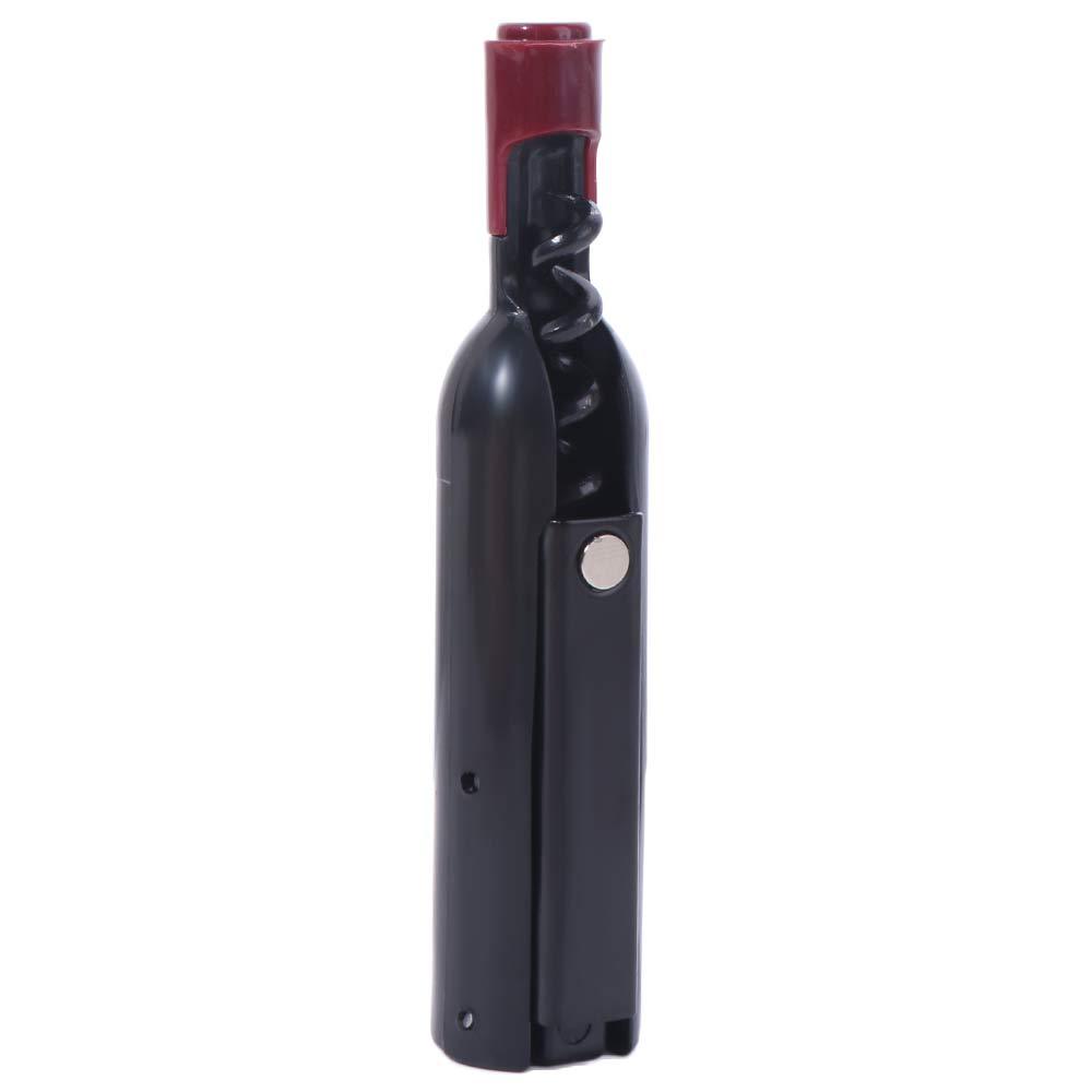 Magnetic Bottle Opener Wine Bottle Shaped Champagne Corkscrew Creative Refrigerator Magnet  Gifts
