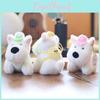 West Highland Dog Keychain Plush Toy Portable Bag Pendant Gift For Children