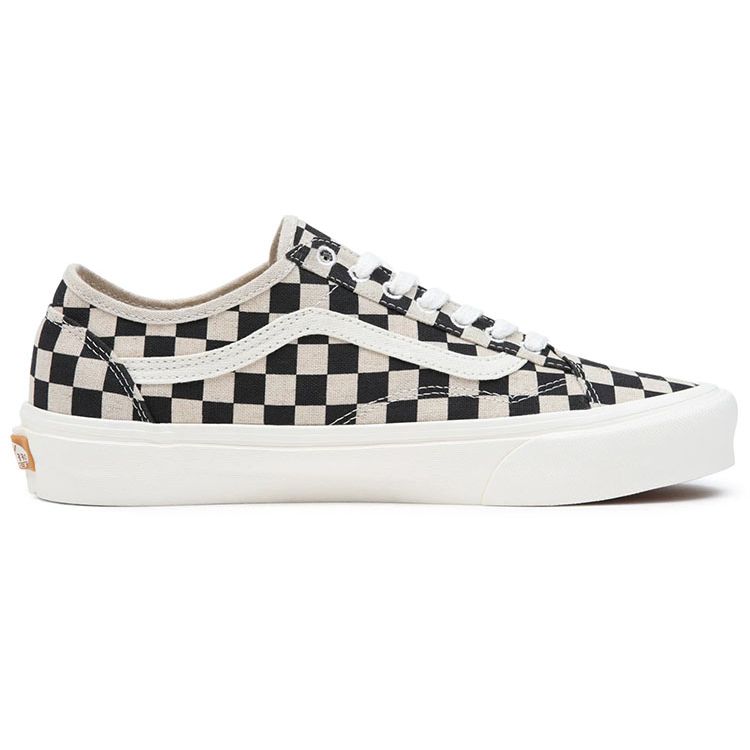 Vans Кроссовки унисекс Old Skool Tapered Eco Theory — черно-белые шахматные кроссовки кремовые VN0A54F4705