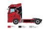 Italeri MAN TGX XXL D38 Новые детали наклейки спецификации Пластиковая модель IT3959 1/24 добавлен/Новый