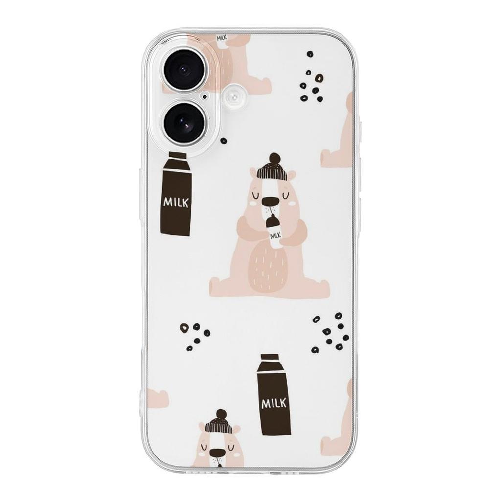 1 Pack For Iphone 17/17Air/17Pro/17ProMax Crystal TPU Shock Absorbing Case With Slim Fit, Smooth Buttons, Clear Surface And Grip