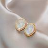 Elegant Fashion Korean Irregular Personality Stud Earrings  for Women Girl Gift Jewelry Wholesale