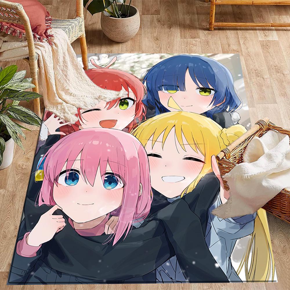 Rock Star Night Carpet Design for Bedrooms Dormitory Playrooms Living Rooms Antislip Carpet Anime Office Decor Gift for Festivals