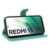Для Xiaomi Redmi 15 5G (Глобальный) (169 мм) Чехлы из искусственной кожи с цветочным узором, кошелек-подставка, чехол для телефона с ремешком