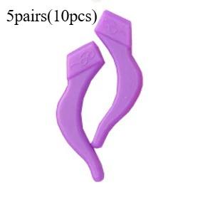 10pcs(5pairs) Silicone Ear Hook Anti-slip Glasses Leg Ear Sleeve Fastener Sunglasses Accessories Grip Anti-fall Eyewear Holder