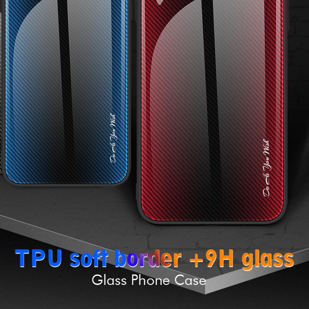 For Huawei Pura 70 Ultra Case Tempered Glass+TPU Phone Cover Carbon Fiber Texture