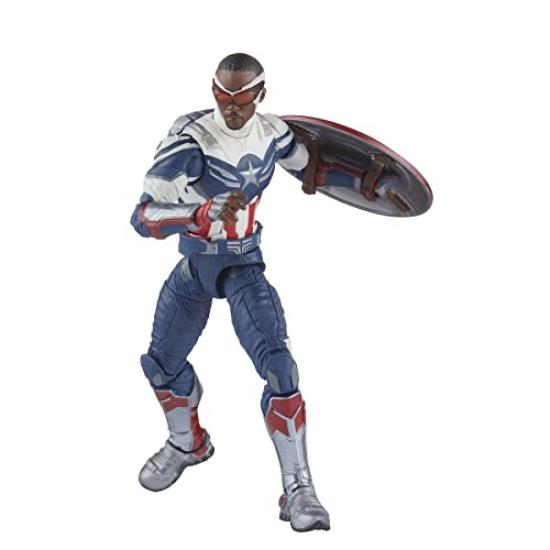 Marvel Legends Series Captain America Steve Rogers and Sam Wilson MCU 2-Pack 6-Inch [Used]