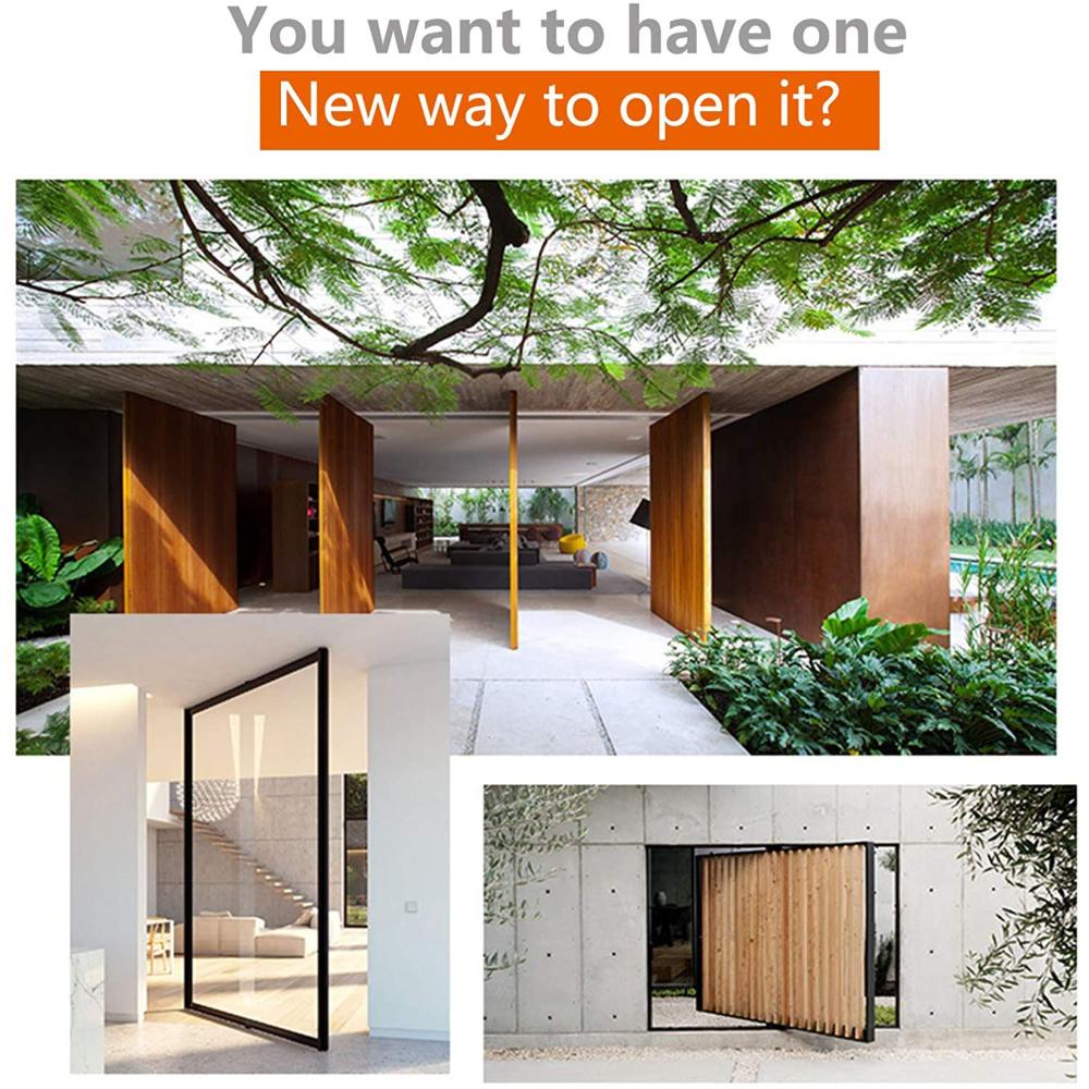 Stainless Steel Cupboard 360 Degree Rotation Door Pivot Hinges Up and Down Cabinet Revolving Shaft