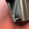 Used Salvatore Ferragamo long wallet brown Gancini card holder coin purse