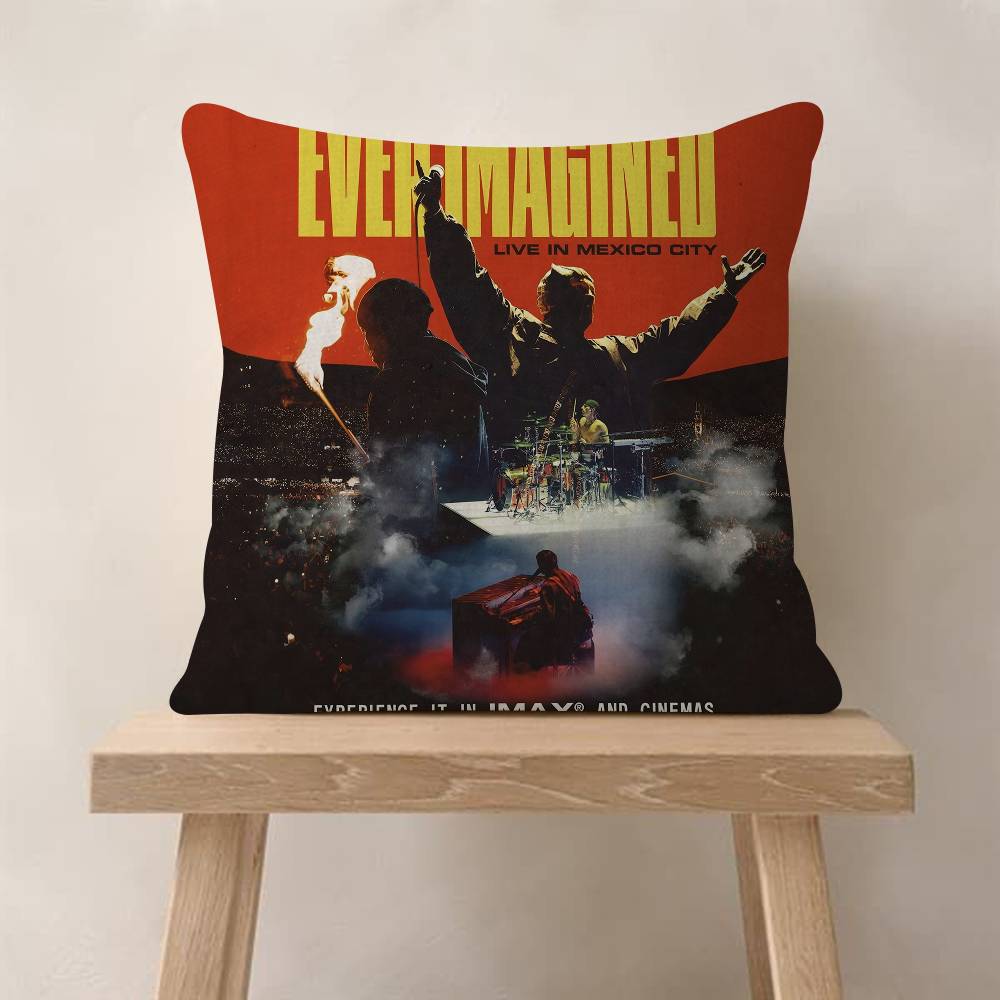 TTwenty One Pilots Band Pillow Covers Cartoon Sofa Decorative Home Doublesided Printing Short Plush Cute Cushion Cover