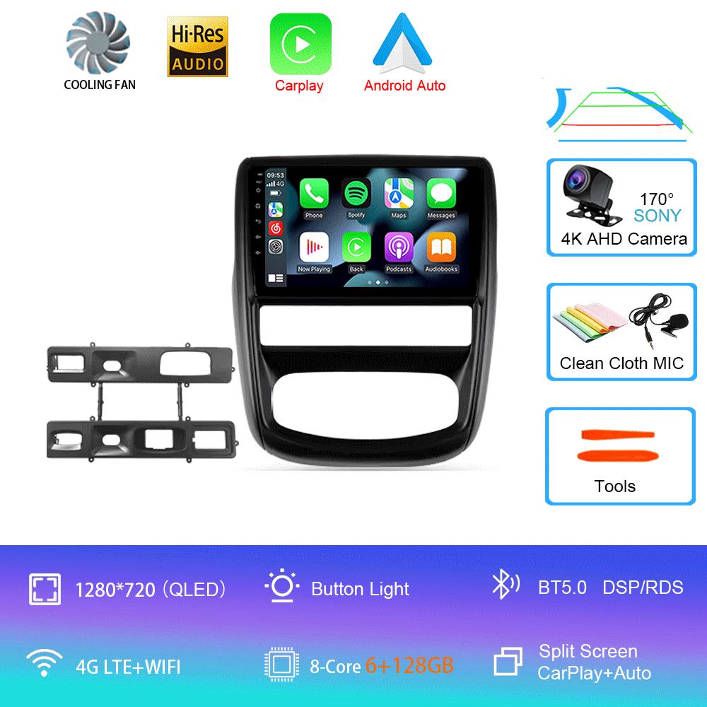 Автомобильное радио Android 14 для Renault Duster 1 2010 - 2015 для Nissan Terrano 2014 - 2020 Навигация GPS Мультимедийный проигрыватель Стерео BT