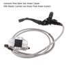 Hydraulic Rear Disc Brake Caliper System Pads Fit for 150cc 250cc Quad Dirt Bike ATV