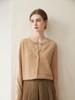 Autumn-Winter Women's Cashmere Cardigan - Round Neck, Versatile Knitwear, Loose Fit Sweater