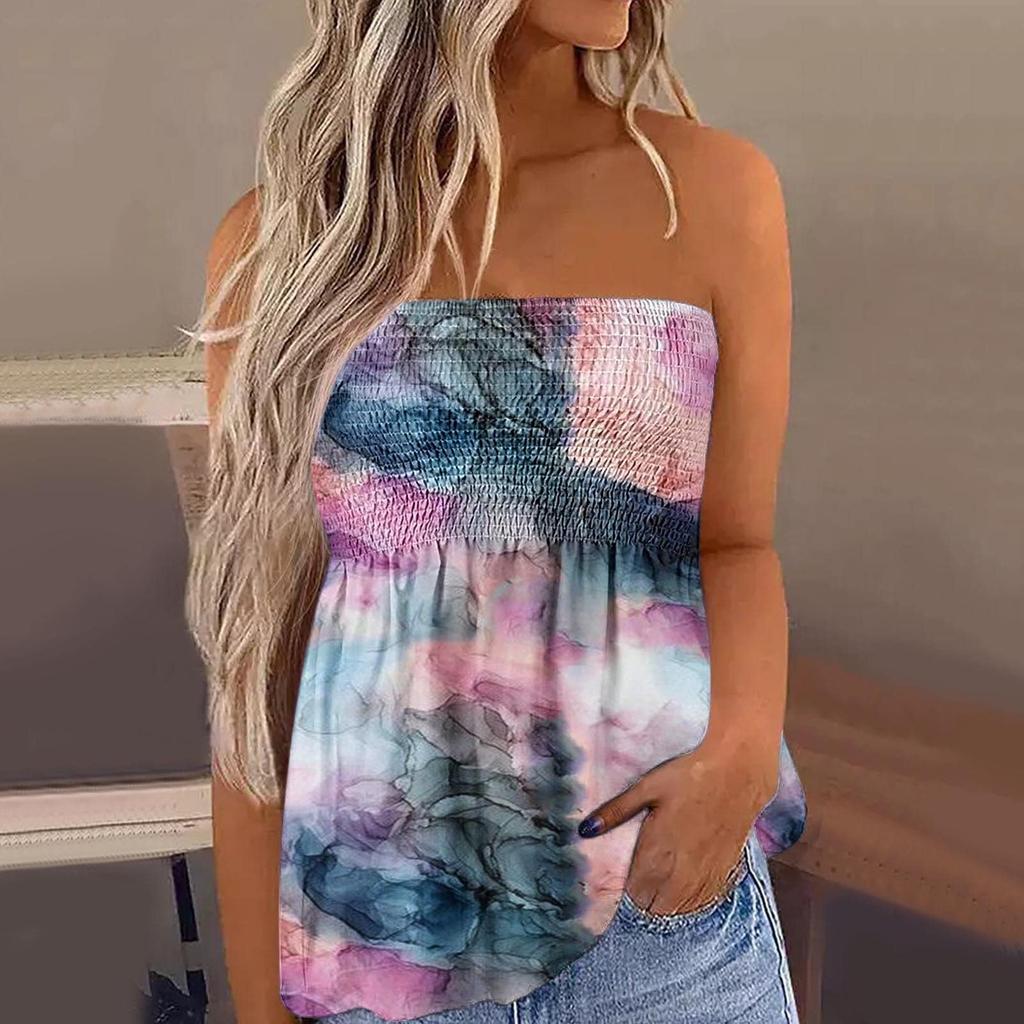 Модная сексуальная тонкая футболка с открытыми плечами и эластичным принтом на груди, топ