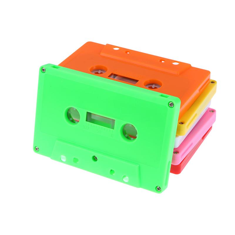1Pc Color Blank Tape Case Audio Magnetic Audio Recording Cassette Tape Shell Empty Reel To Reel Cassette(No Tape Core)