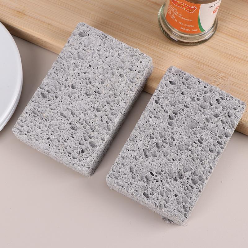 2PCS Natural Wood Pulp Sponge Dishwashing Magic Cleaning Brush Absorbent Sponge Scouring Cloth Cleaning Dishwashing Eraser