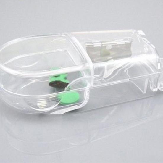 Medicine Tablet Pill Cutter Splitter Divider Storage Compartment Box Holder Case