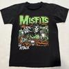 Винтажная футболка Misfits Punk Band Хэллоуин Лицензионная футболка репринт AN55936 Унисекс Футболка