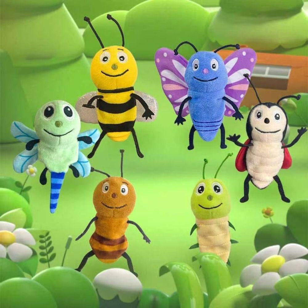 Storytelling Animal Finger Puppets Educational Butterfly Bee Puppets Kids Toy