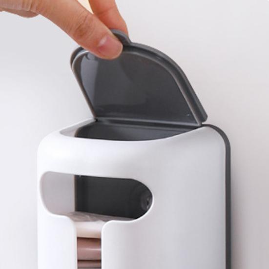 Настенное крепление Держатель для пластикового пакета Легкий доступ Без сверления Самоклеящиеся пакеты для продуктов Экономия Сумка для покупок Диспенсер Кухня Ванная комната Прихожая