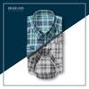 Unstitched Cotton Herringbone Checkered Casual Shirt Fabric For Men's