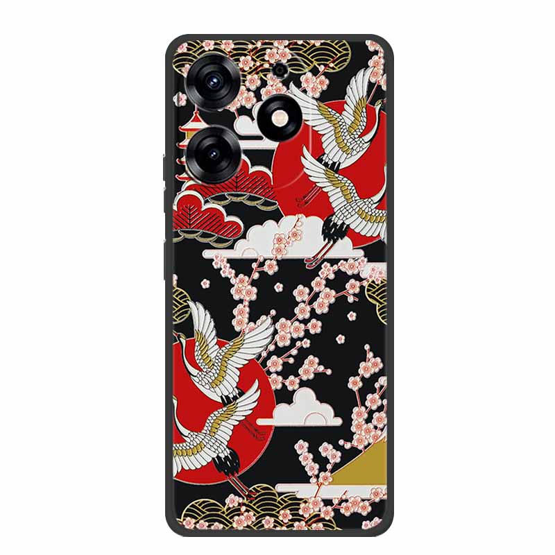 3D Emboss Case For Realme C61 Phone Case Relief Flowers Shockproof Silicone Soft Coque For Realme C61 Back Cover Case RealmeC61