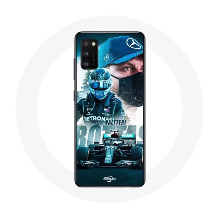 Coque pour Oppo A16 Formule 1 Valtteri Bottas Pilote de F1 Noir