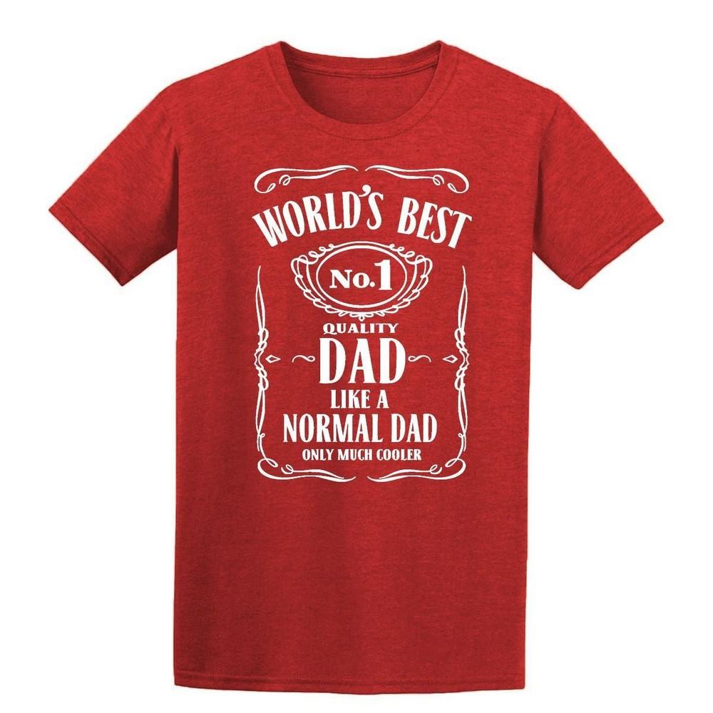Worlds Best Dad No1 Unisexs Tshirt Gift For Dad Fathers Day Present Tshirt Top
