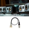 Разветвитель 1 XLR гнездо на 2 XLR штекера Кабель для домашнего кинотеатра и профессионального оборудования