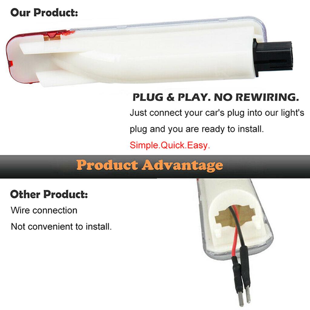 Светодиодный проектор для подсветки дверей автомобиля Silverado Suburban 1995-2007, светодиодные лампы для ног, 2 шт.