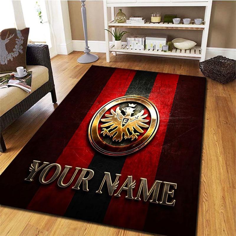 Eintracht Frankfurt Custom Name Carpet Rug for Living Room Bedroom Home Sofa Decoration,Kids play Non-slip Floor Mat