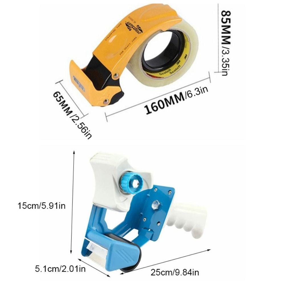 Convenient Tape Dispenser Metal Box Sealing Machine Packing Tool Tape Cutter Holder  Warehouse