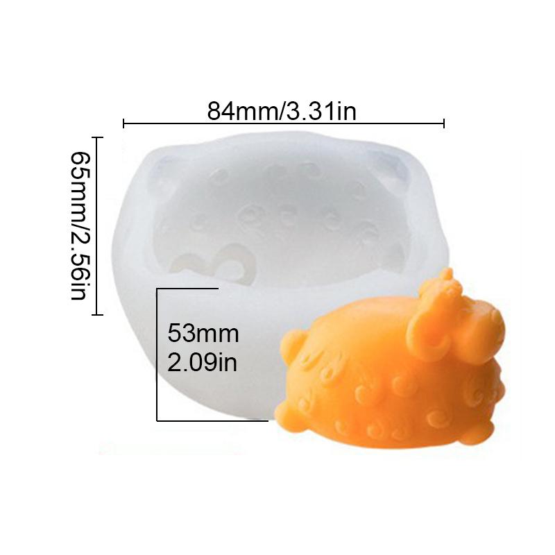 Silicone Soap Candle Mold Creative Cartoon Home Supplies Multiple Styles Washable Gifts DIY Aromatherapy Durable Accessories