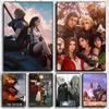 Видеоигры Final F-Fantasy Плакат HD art самоклеящаяся стена водонепроницаемая для дома гостиная спальня бар эстетическое украшение