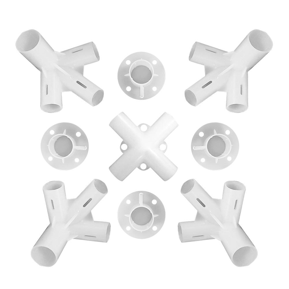 4/9 шт. запасных частей для ножек тента для беседки 3x3 м, угловой центральный соединитель 25/19 мм, детали для соединения палатки WWO66