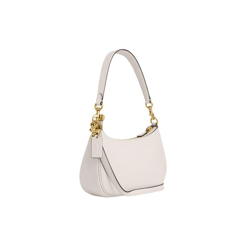 Coach Teri 25 Однотонная Сумка на плечо из кожи с принтом Микки Мауса Фурнитура Молния Женская сумка на плечо Белая CM859-B4CAH