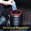 Телескопическое складное автомобильное мусорное ведро - 4 л многоцелевое пластиковое ведро