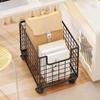 Rolling File Cabinet for Under Desk with Wheels Storage Cart Small Space