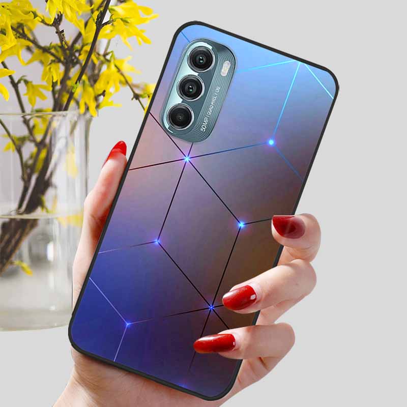 Fashion Lovely Cute Black TPU Silicone Phone Cover for Motorola Moto G Stylus 4G 5G 2022 Protect Soft Bumper Shells Coque Capa