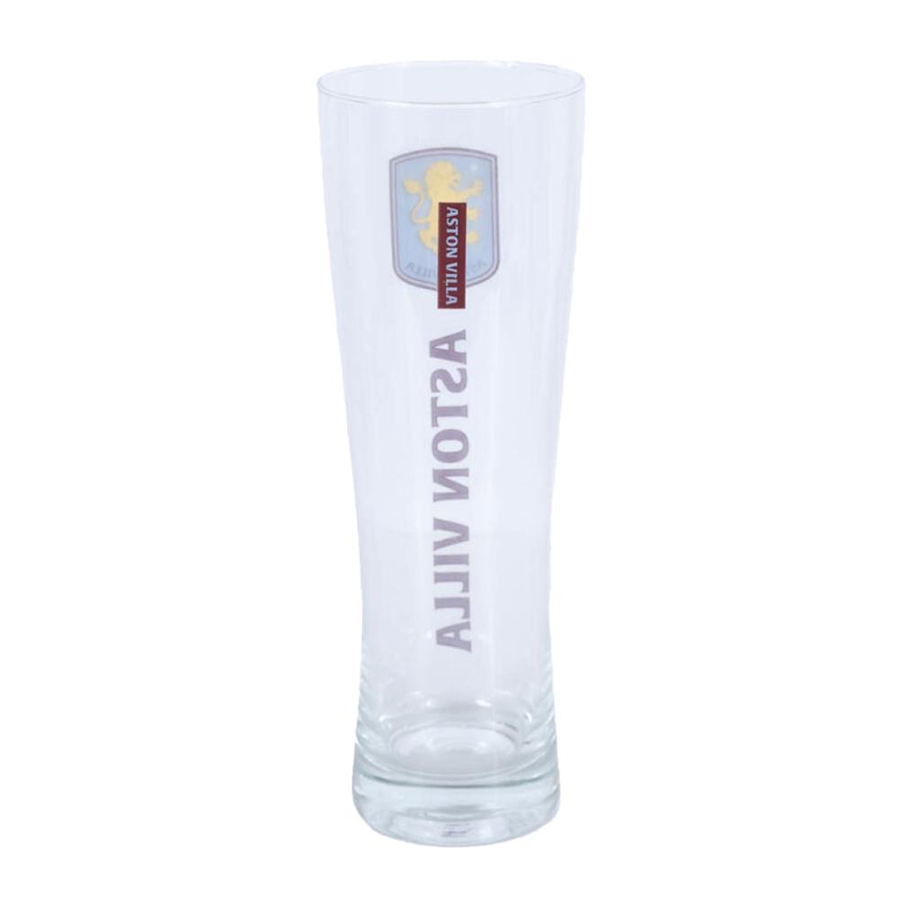 Aston Villa FC Tall 570ml Beer Glass