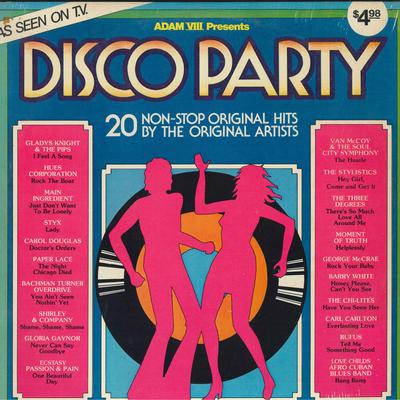 LP Пластинка VARIOUS - Disco Party A8021 ADAM VIII LTD. 1975 США Соул/Фанк Б/У