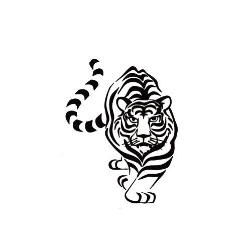 Наклейка с изображением головы волка, значение волчьей дороги, доминирующая имитация, рисунок тигра и лисы, водонепроницаемая наклейка с изображением татуировки с переносом воды